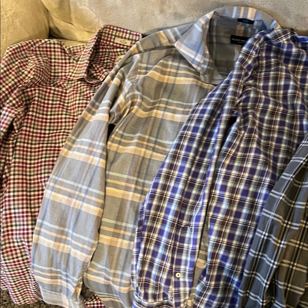 6 Peter Millar Button Down Shirts. Large - image 9